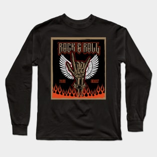 Rock & Roll Vintage Long Sleeve T-Shirt